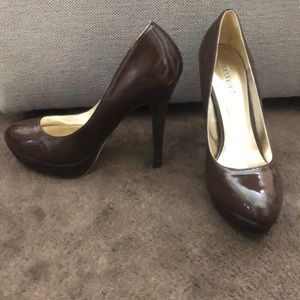 Chocolate Brown Heels Size 9.5